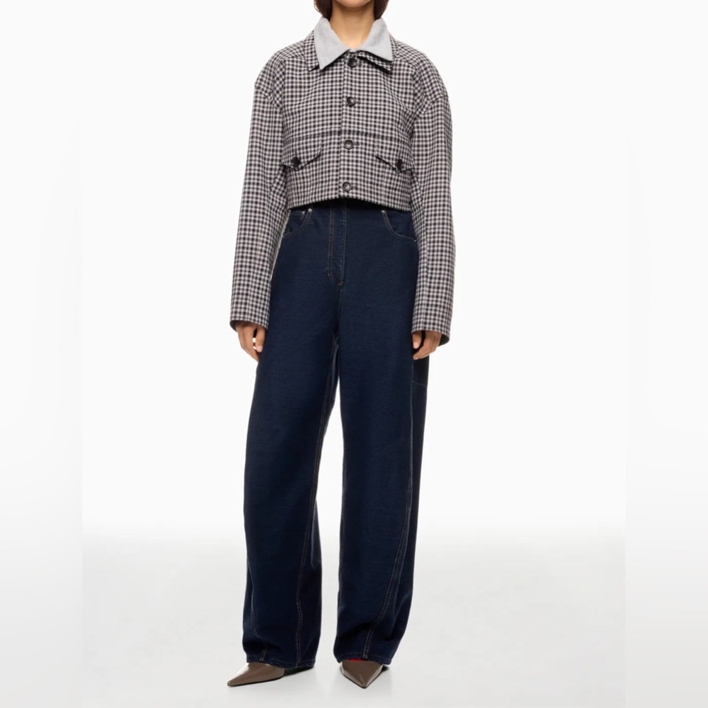 Tibi Barre Denim Sid Jeans